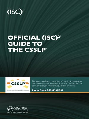 cover image of Official (ISC)2 Guide to the CSSLP